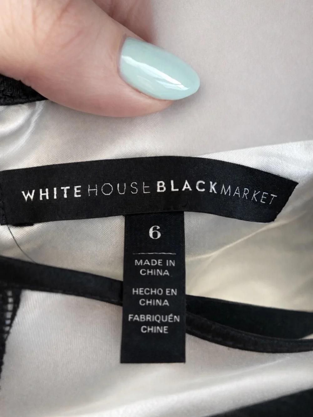 White House Black Market beautiful white